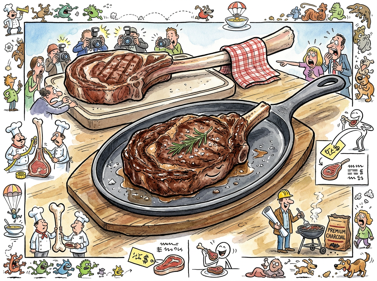 Cowboy Steak illustration