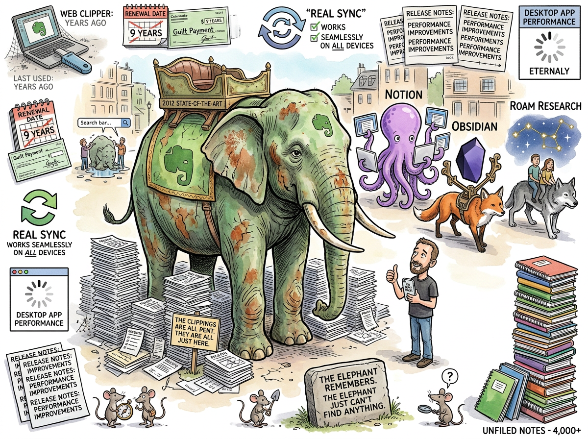 Evernote illustration