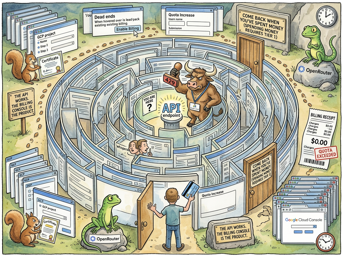 Google Cloud Console illustration