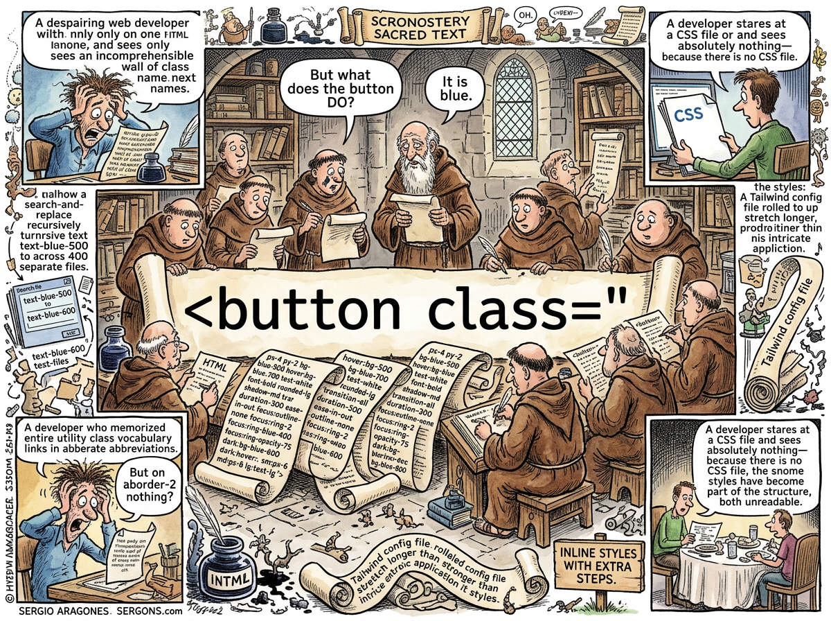 Tailwind CSS illustration