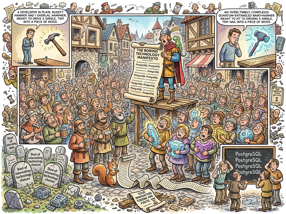 The Boring Technology Manifesto illustration