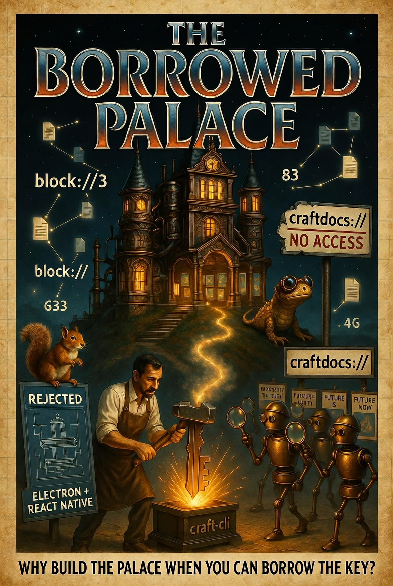 The Borrowed Palace, or The Night We Stole a UI With curl and Goodwill