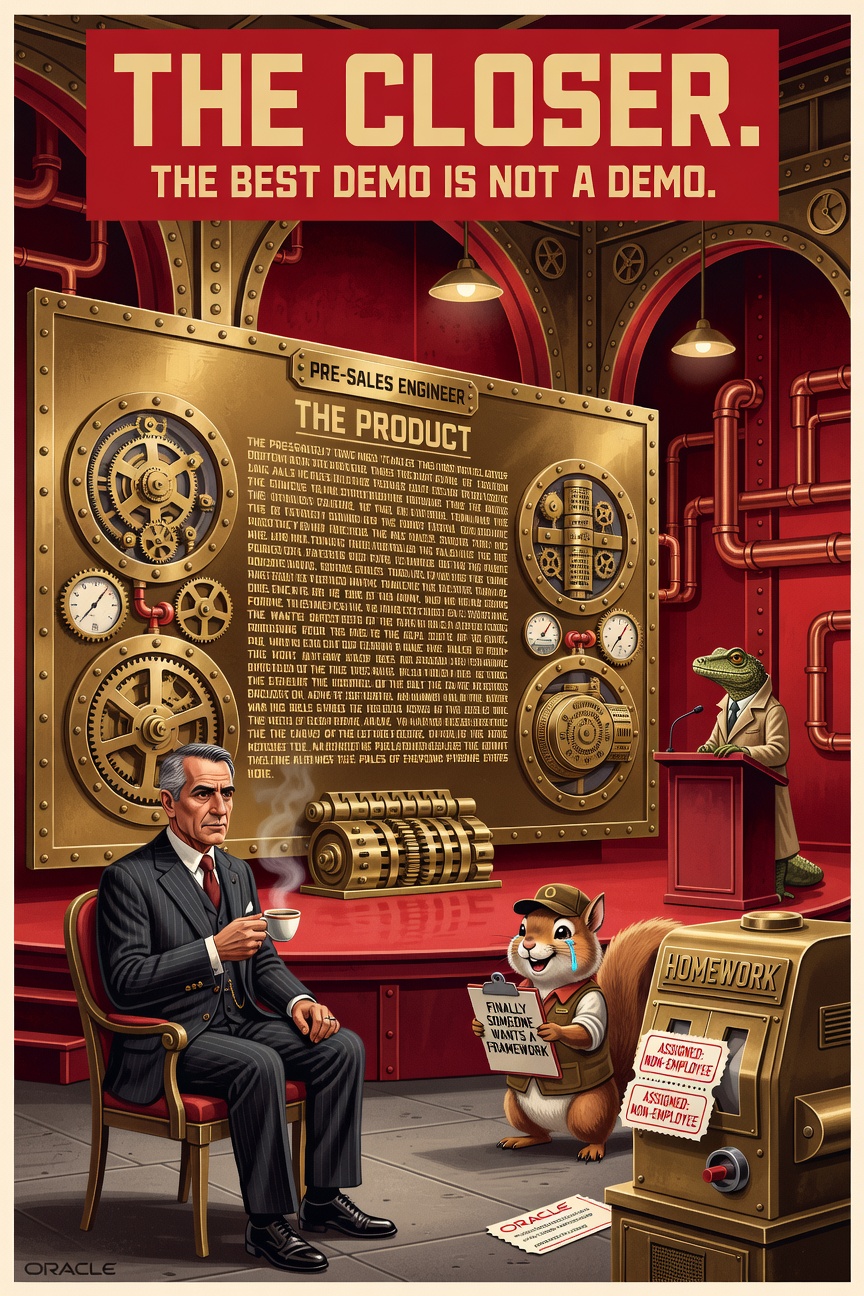 The Closer, or The Afternoon the Product Sold Itself to the Man Hired to Sell It