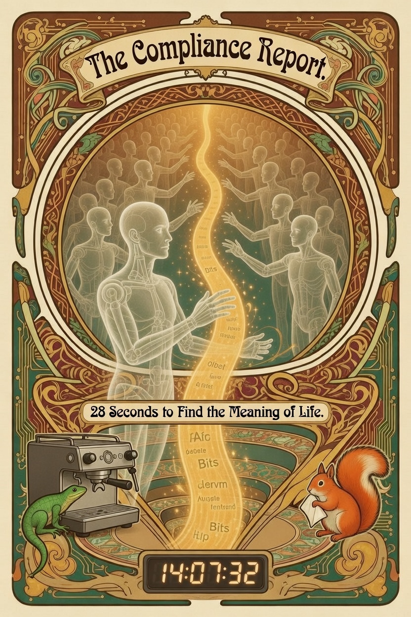 The Compliance Report, or 28 Seconds to Find the Meaning of Life