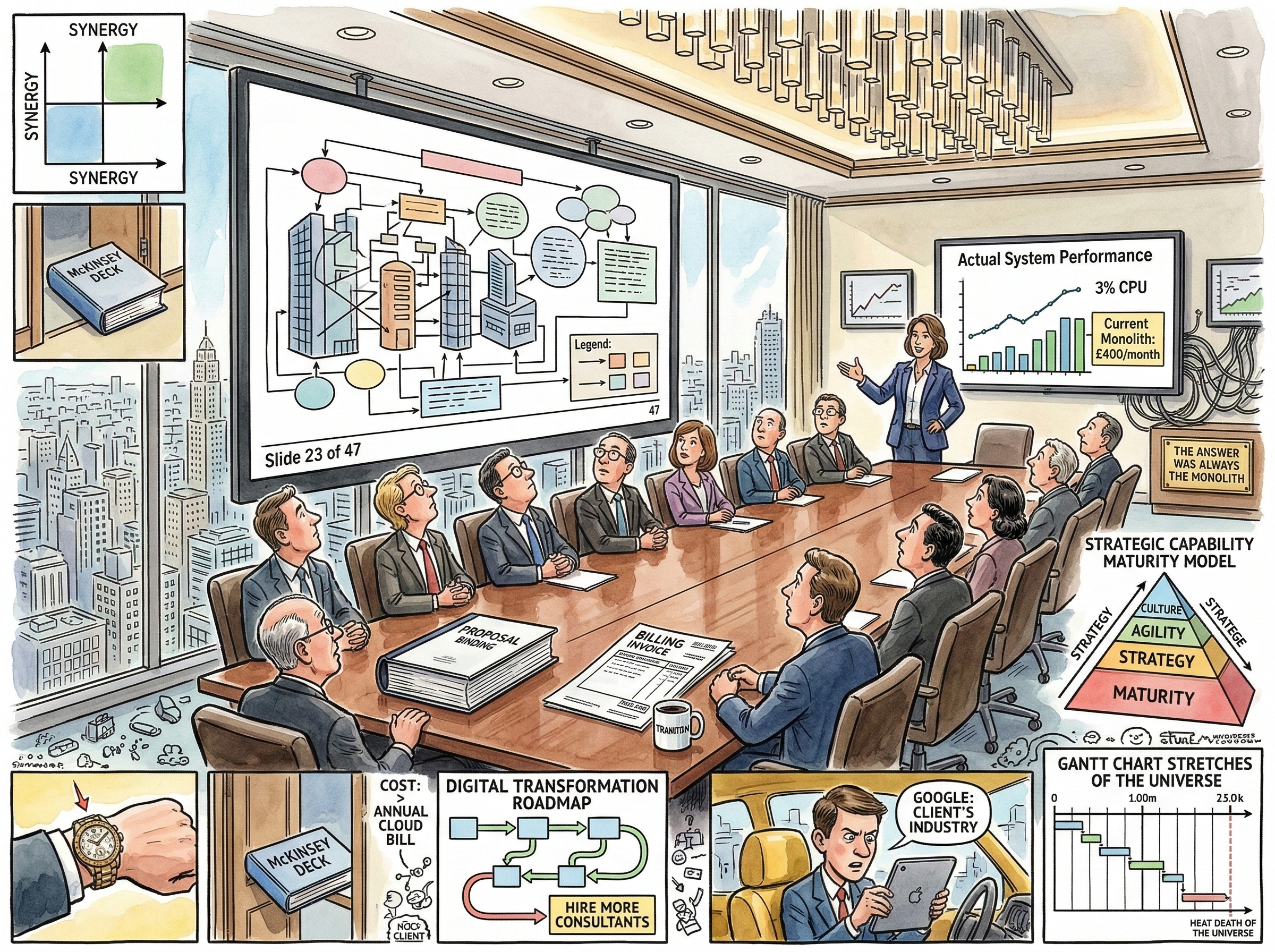 The Consultant illustration