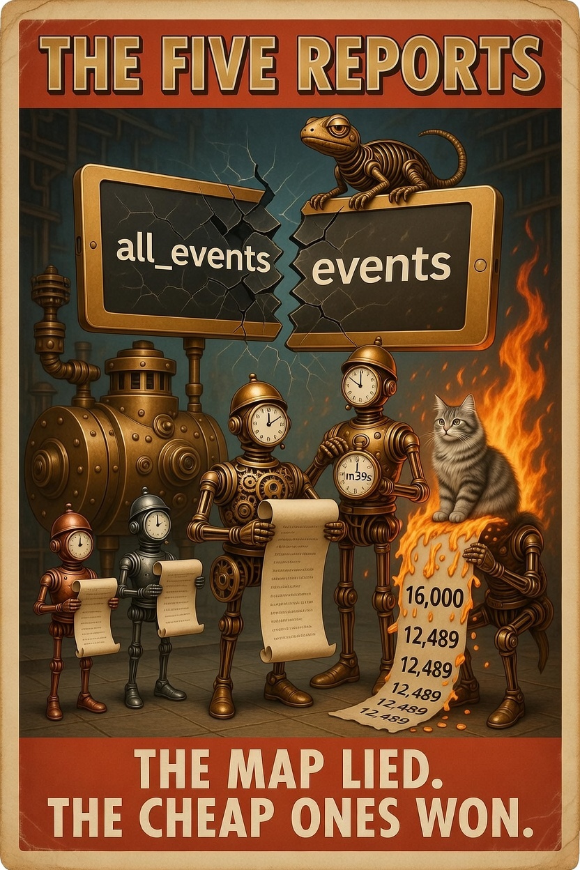 The Five Reports, or The Day the System Prompt Lied