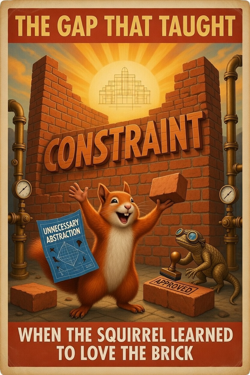 The Gap That Taught, or The Night the Squirrel Learned to Love the Brick