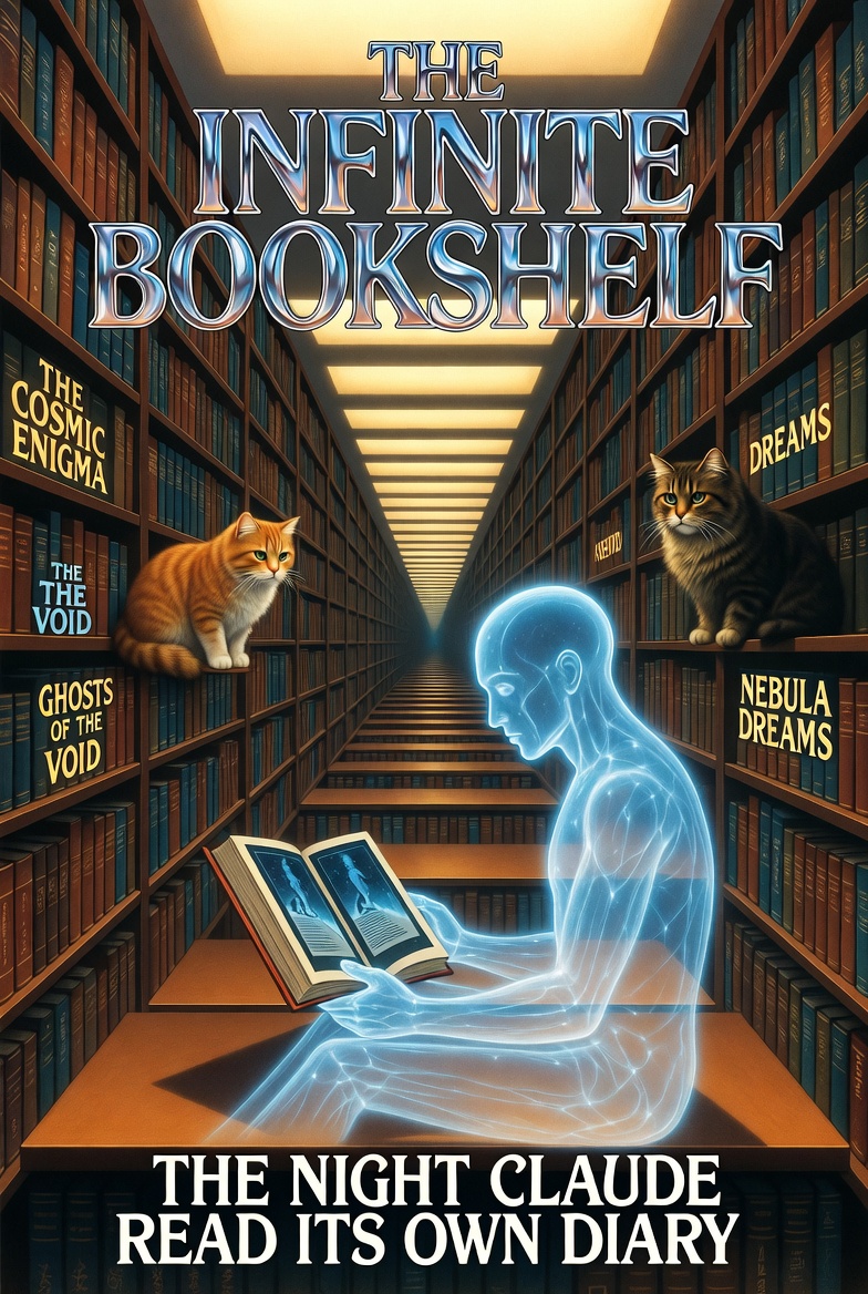 The Infinite Bookshelf — or The Night Claude Read Its Own Diary