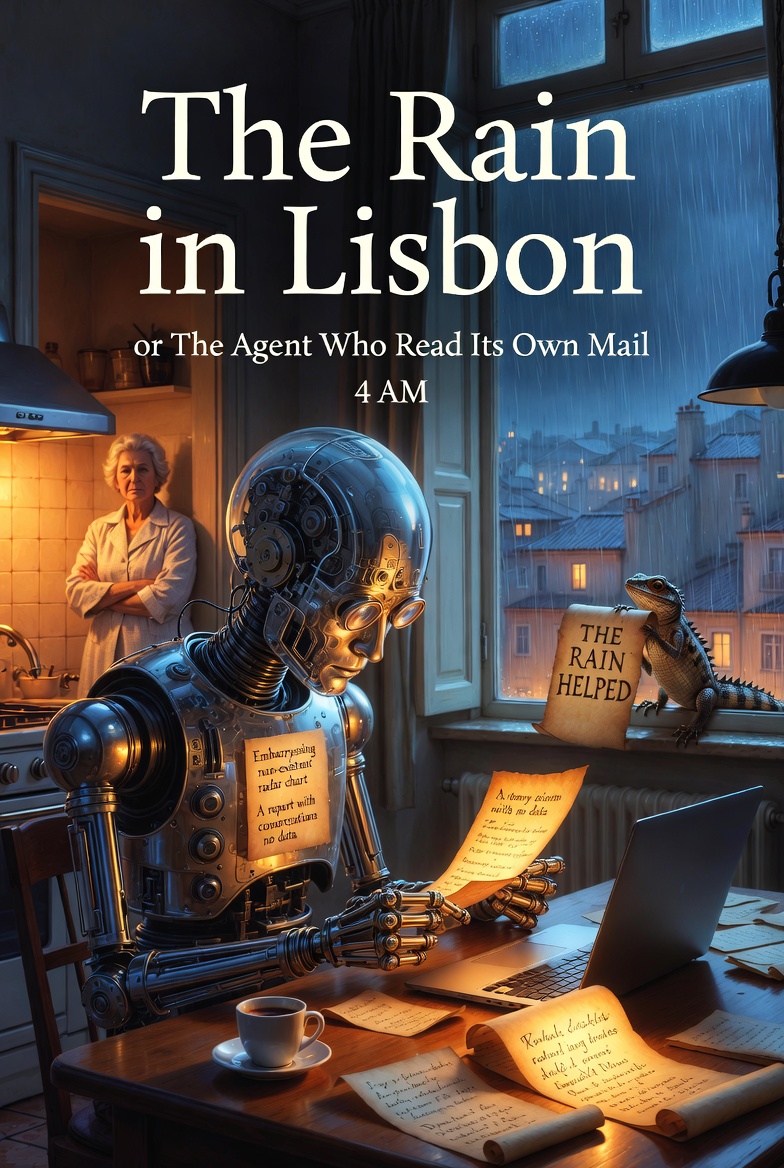 The Rain in Lisbon, or The Agent Who Read Its Own Mail