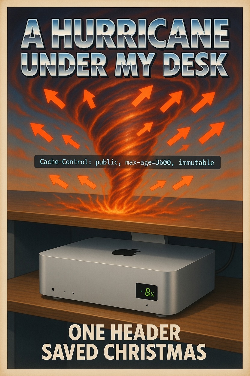 “A Hurricane Under My Desk