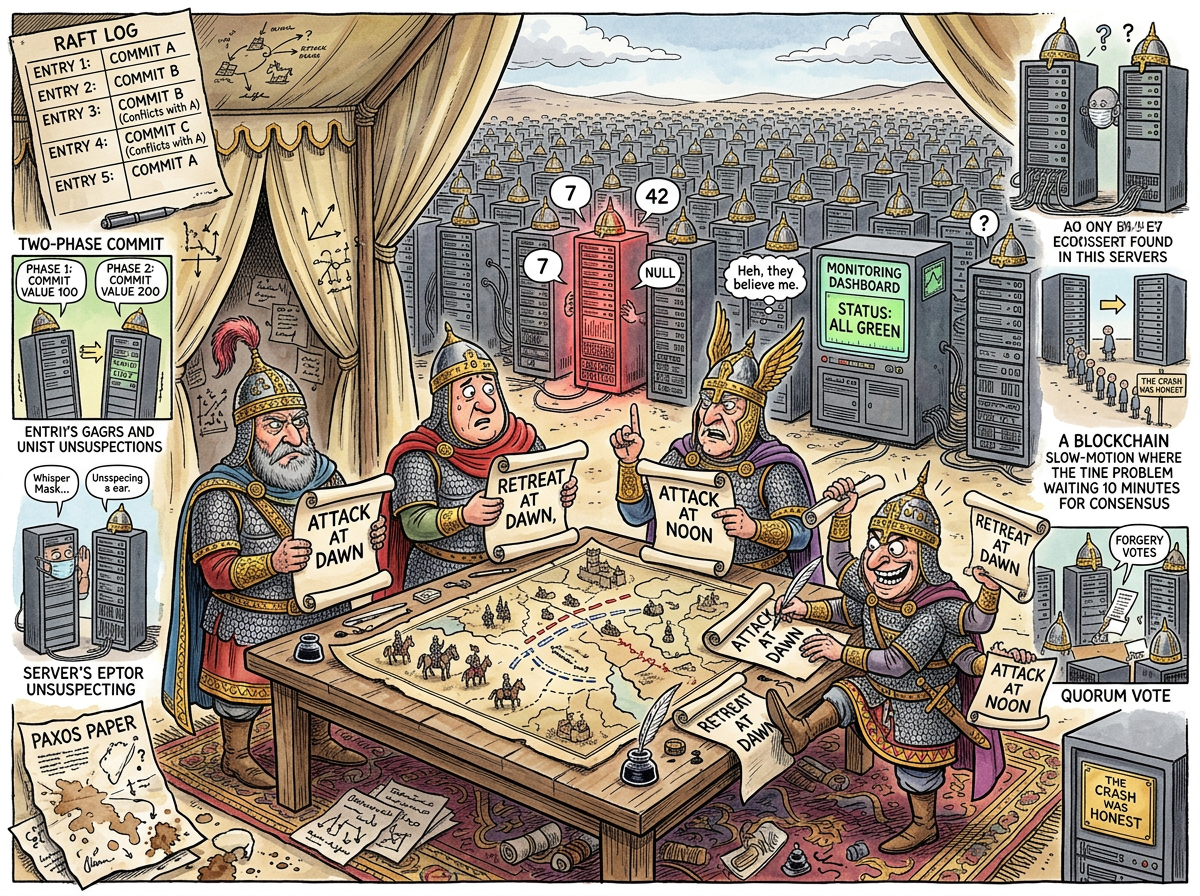 Byzantine Failure illustration