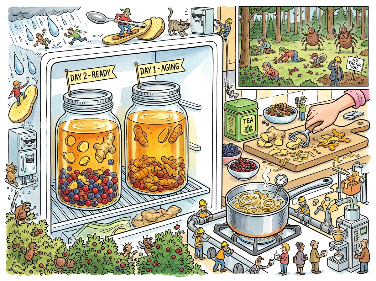 Cold Brewed Tea illustration