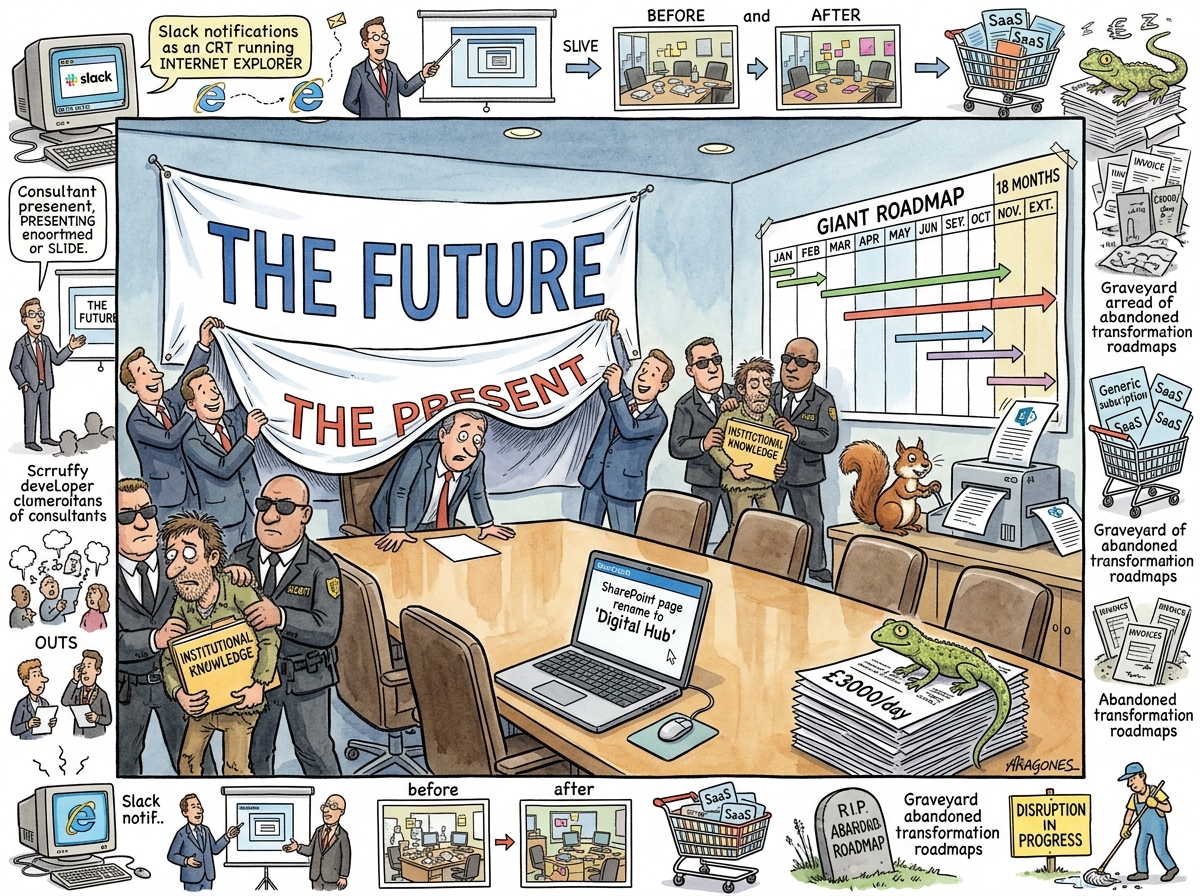 Digital Transformation illustration