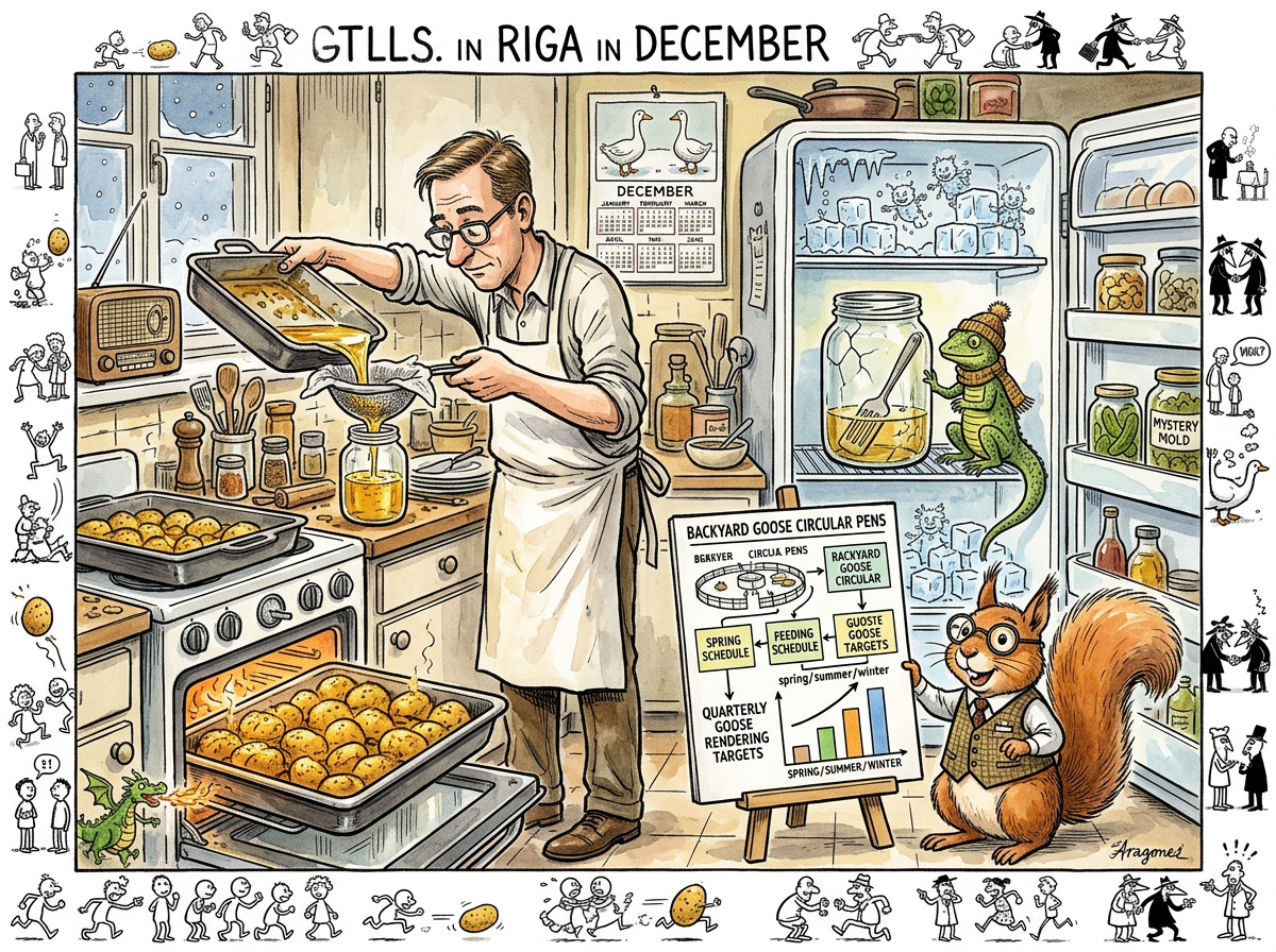 Goose Fat illustration