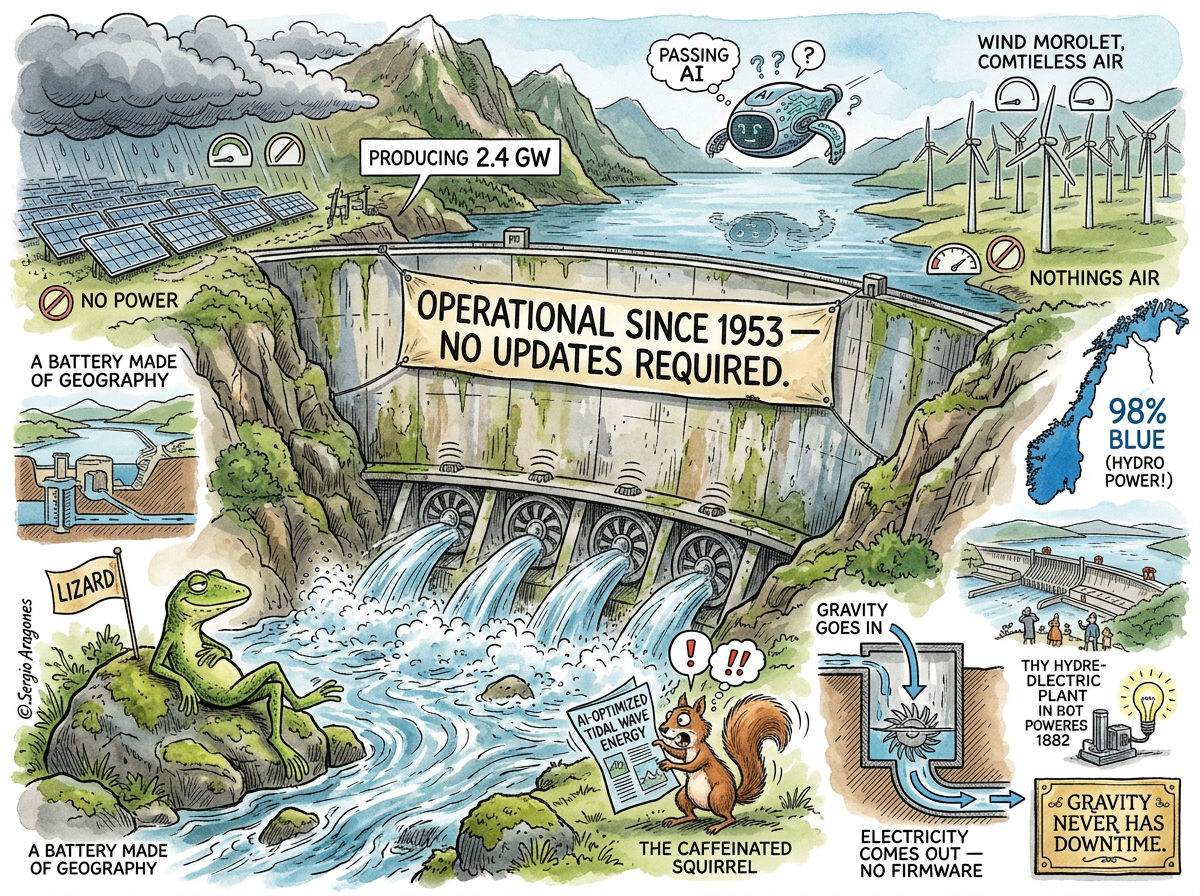 Hydroelectric illustration