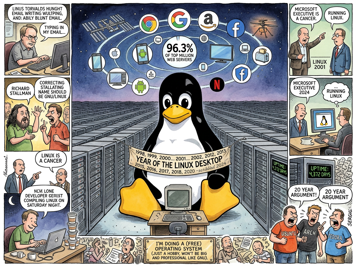 Linux illustration