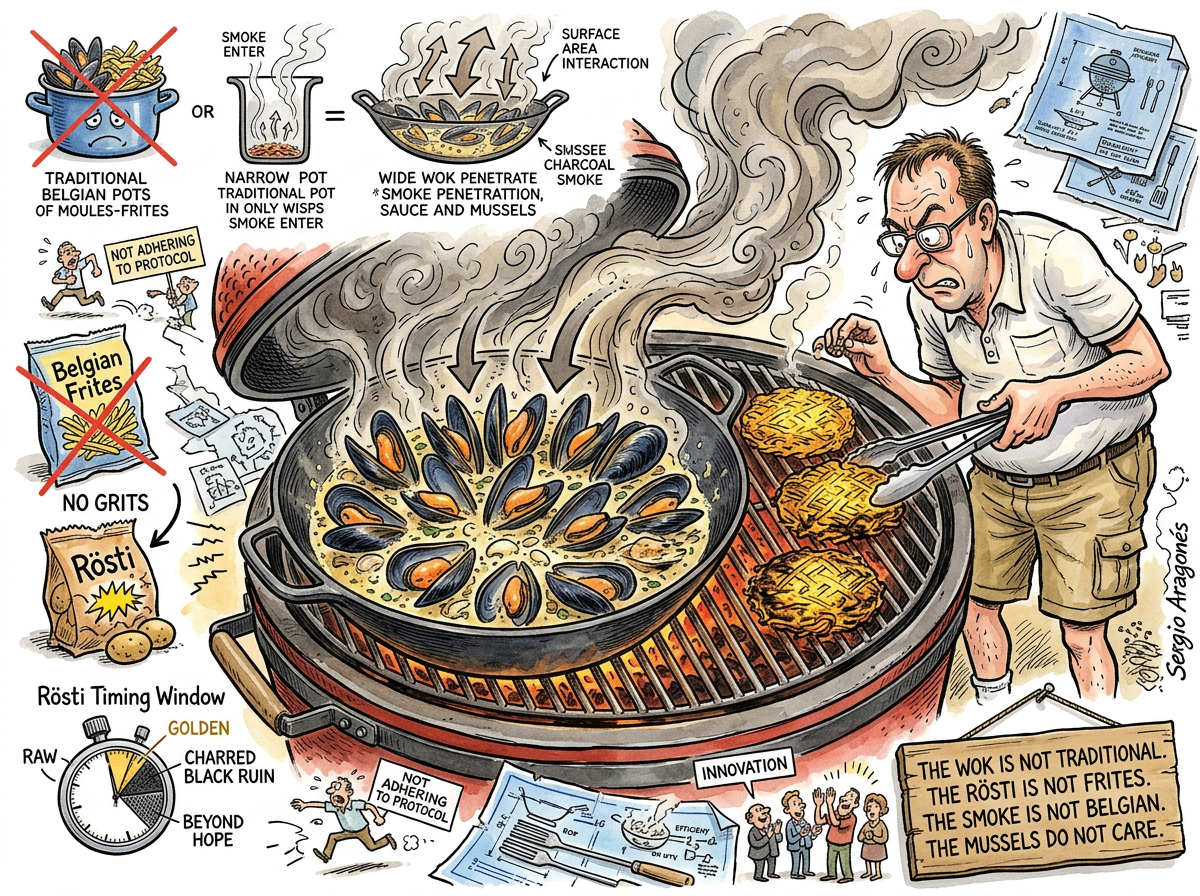 Mussels illustration