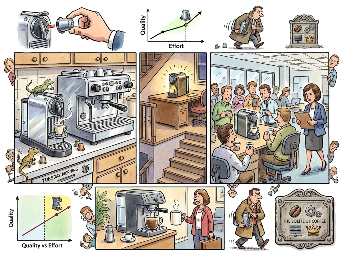 Nespresso illustration