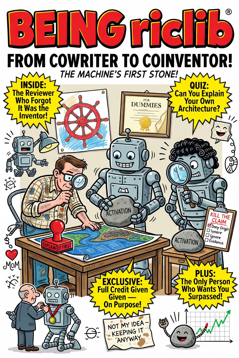 From Cowriter to Coinventor — Being riclib