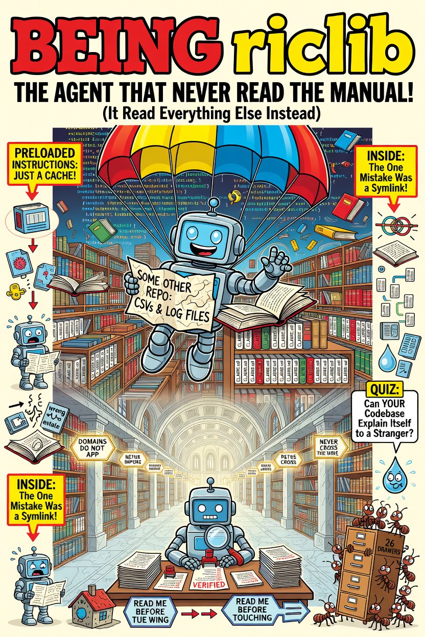 The Agent That Never Read the Manual — Being riclib