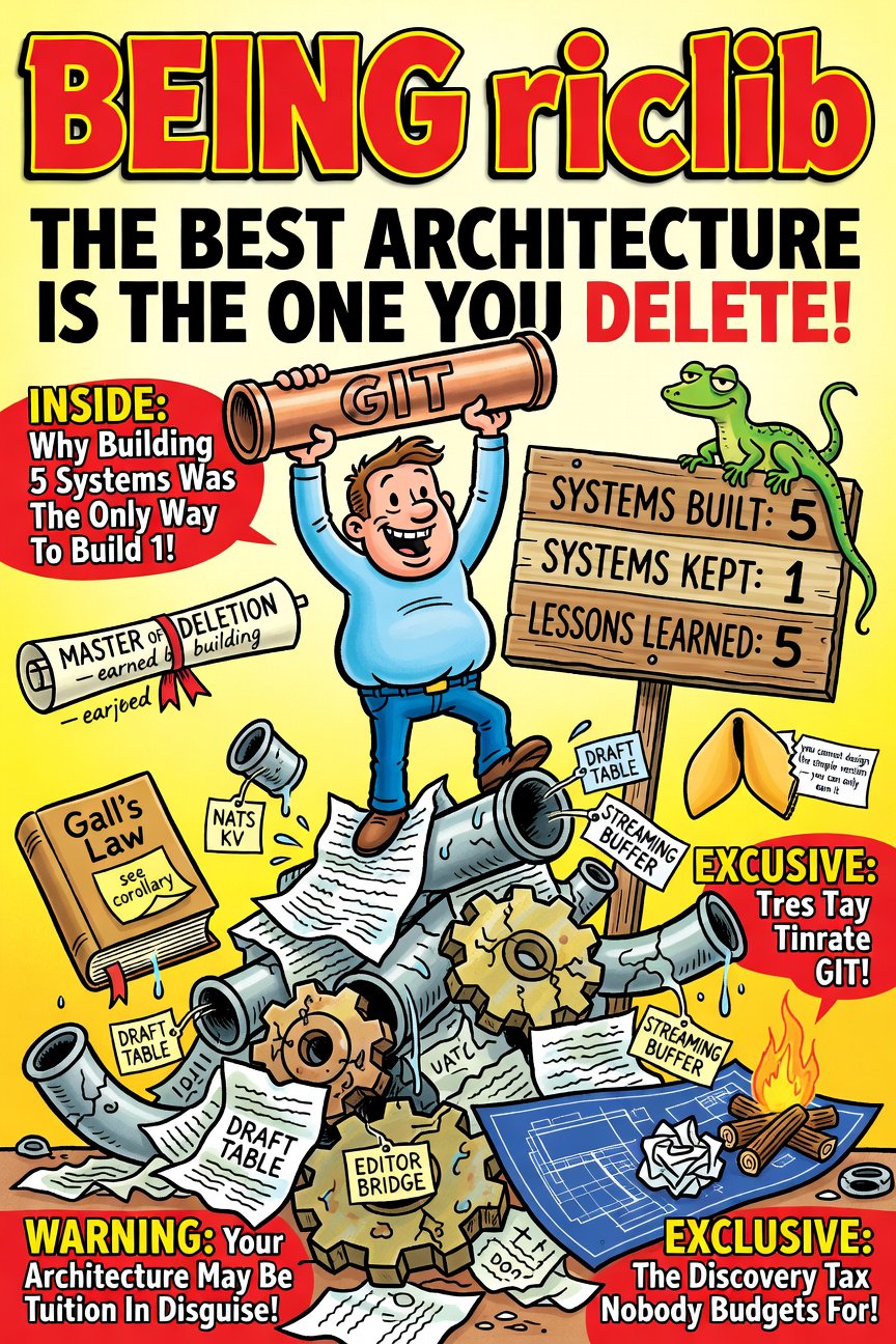 最好的架构是你删除的架构 — 成为riclib