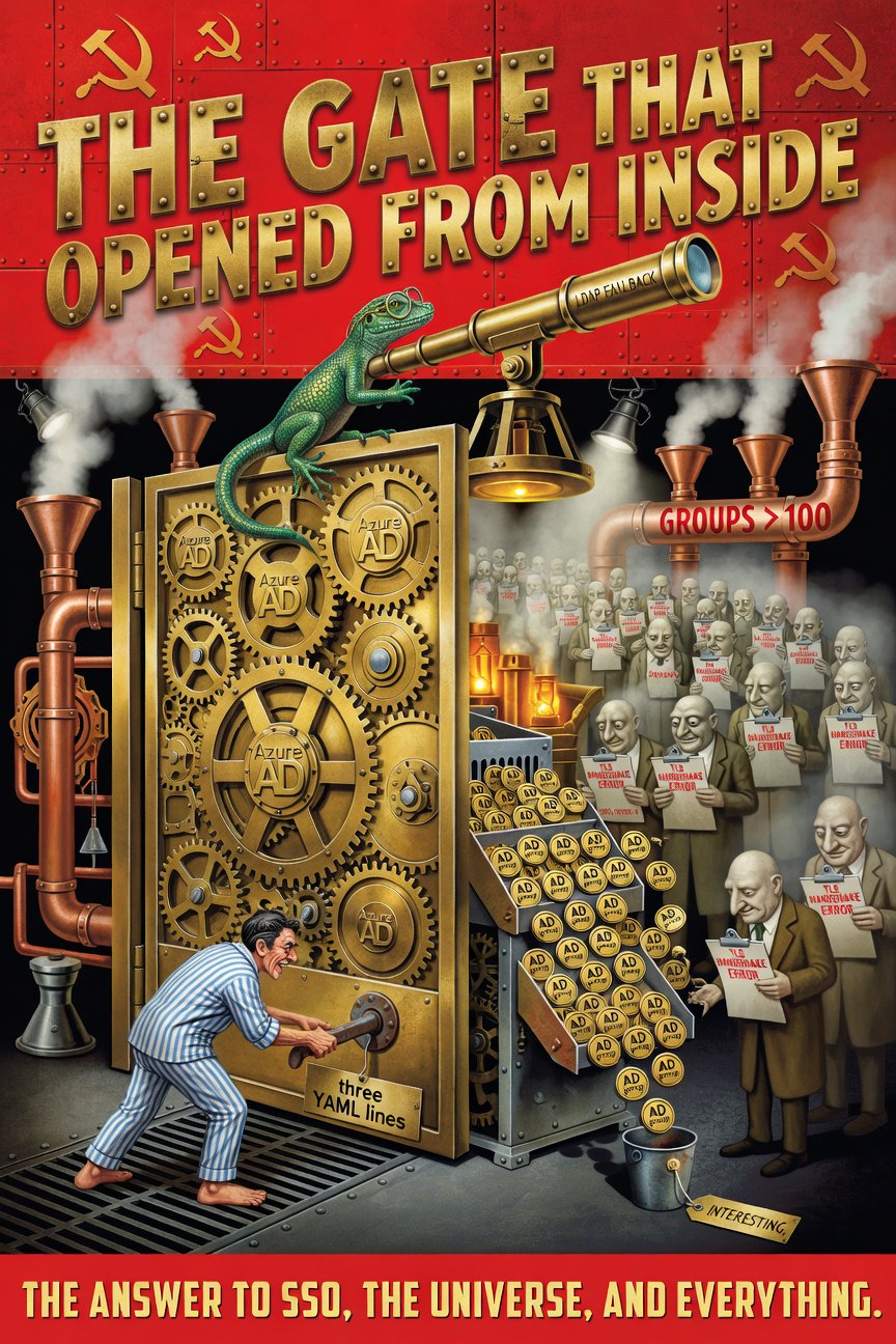 从内部打开的门，或者说下午企业SSO只用了六分钟，而沃根人从未发现——稳固的融合