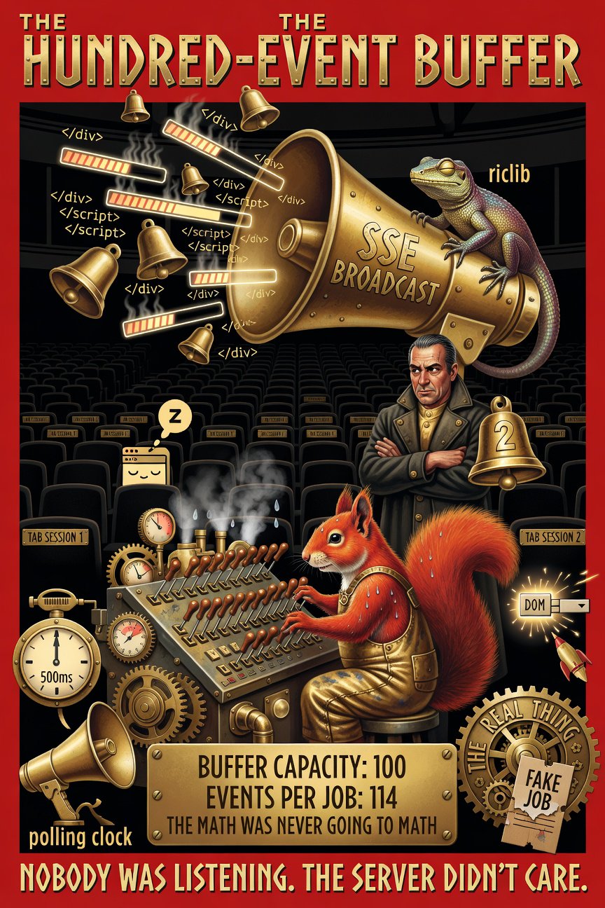 百事件缓冲区 — 稳固收敛