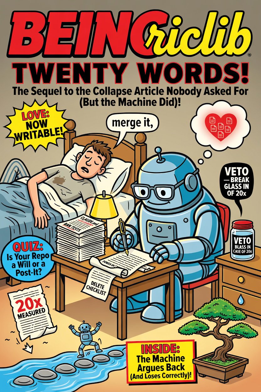 Twenty Words — Being riclib