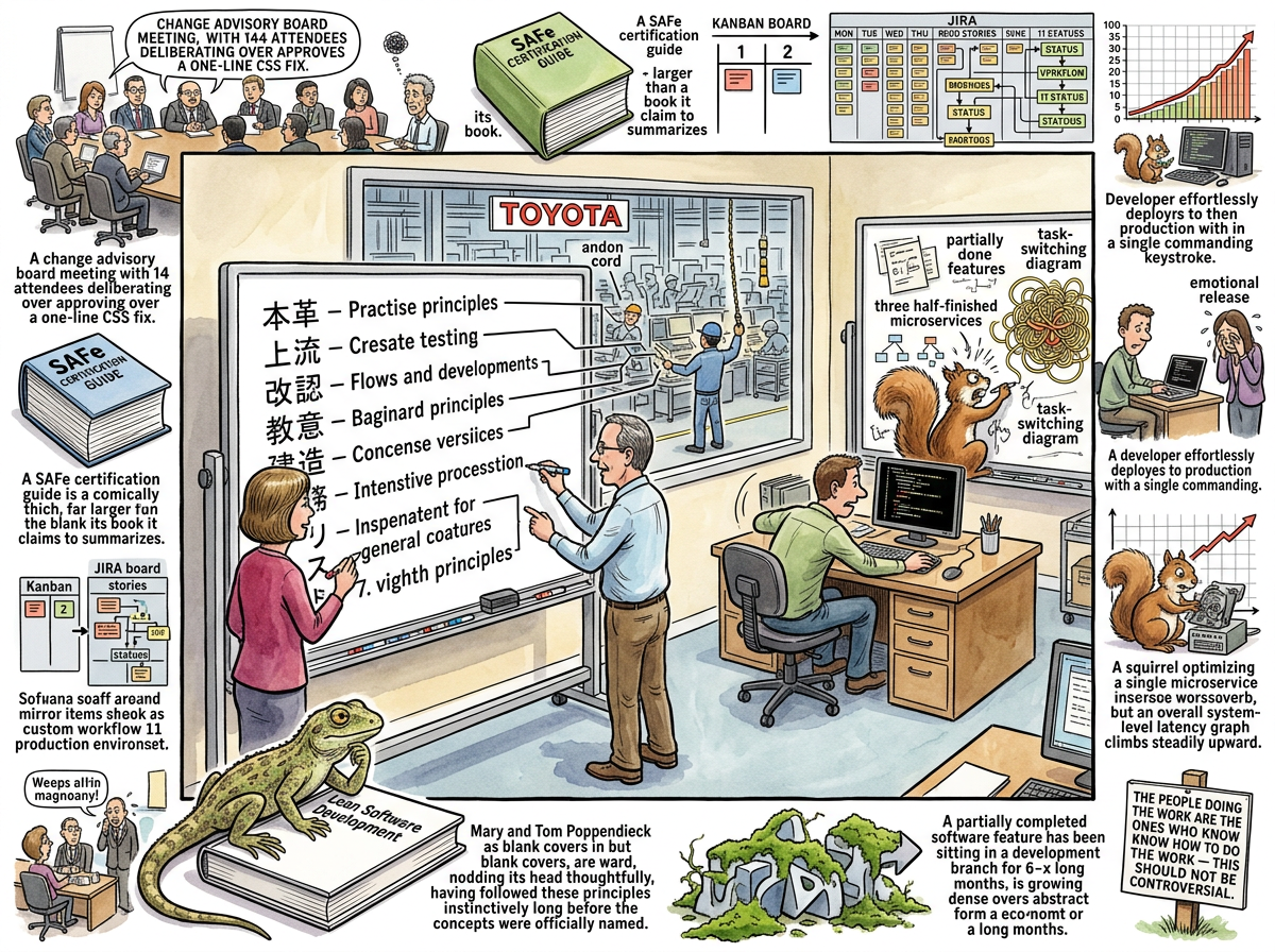 Poppendieck's Principles illustration