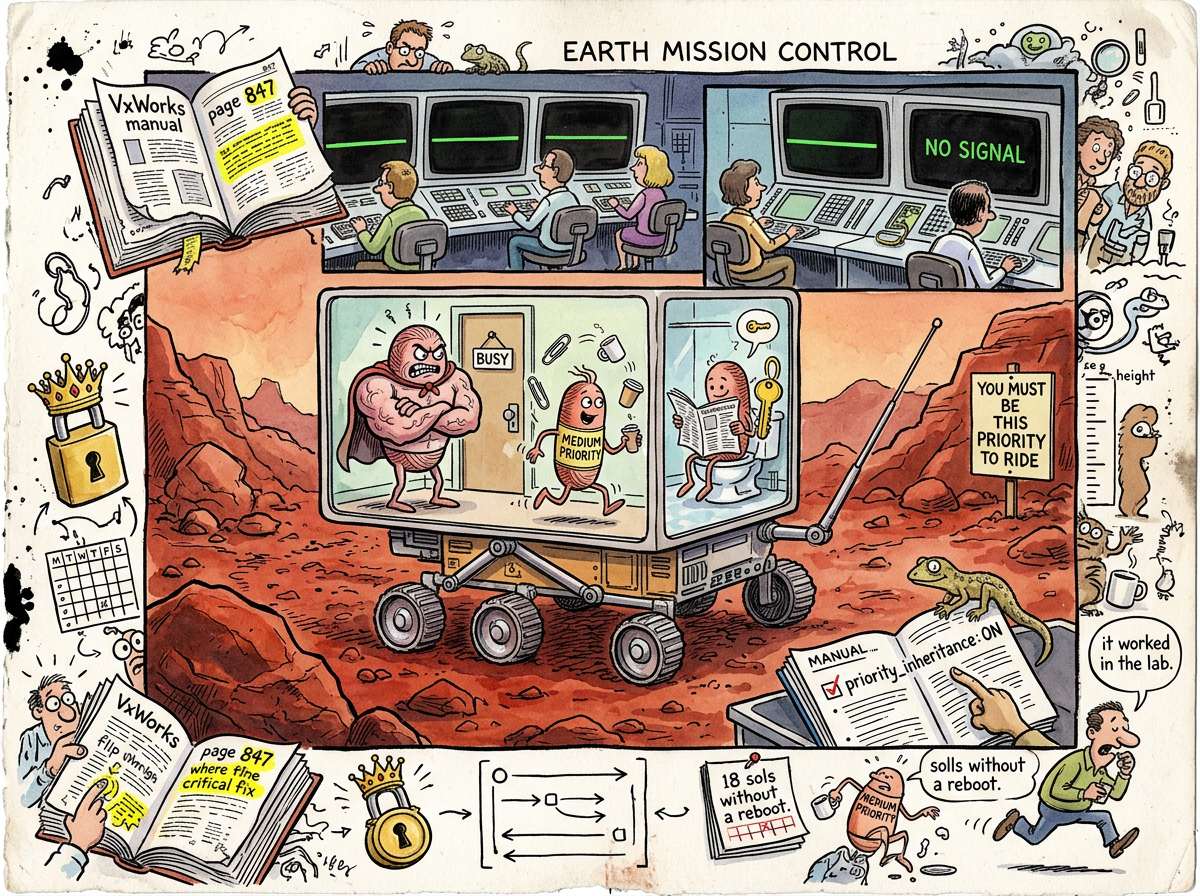 Priority Inversion illustration