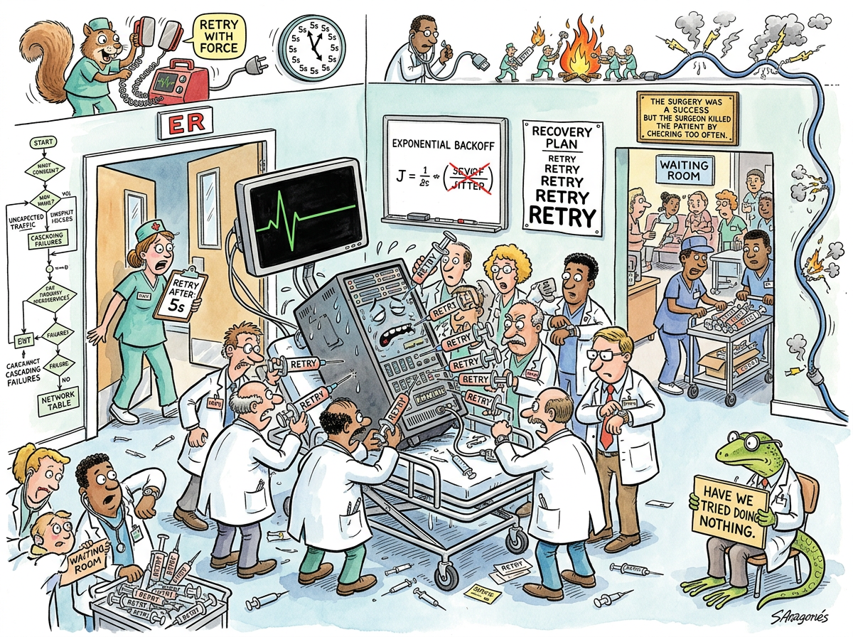 Retry Storm illustration