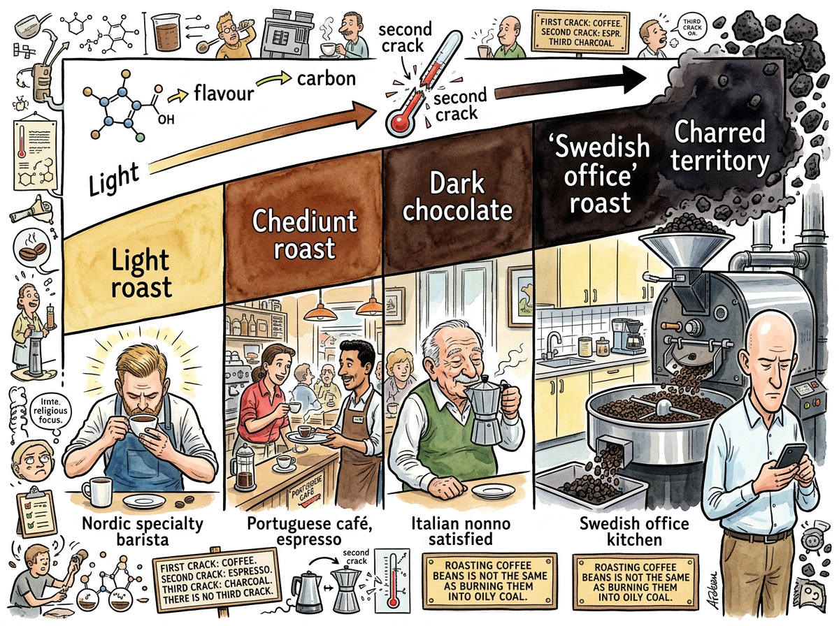 Roasting (Coffee) illustration
