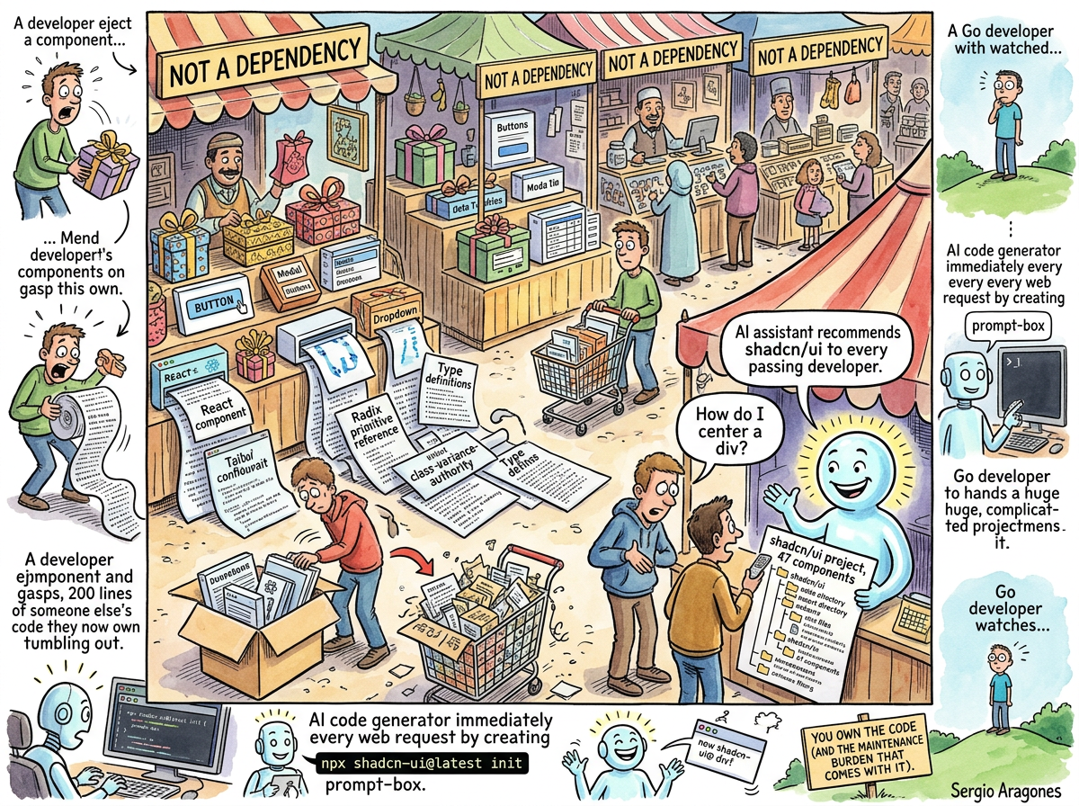 shadcn/ui illustration