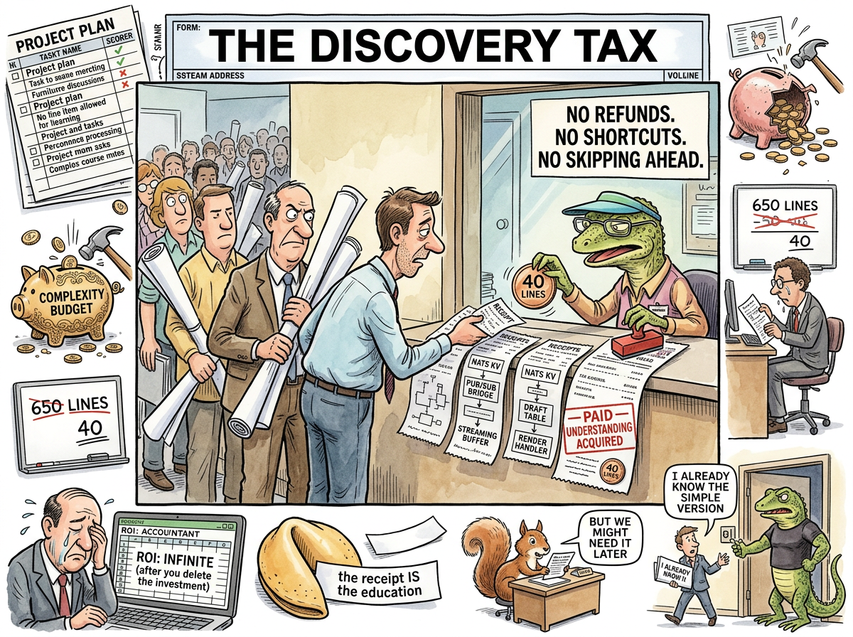 The Discovery Tax illustration