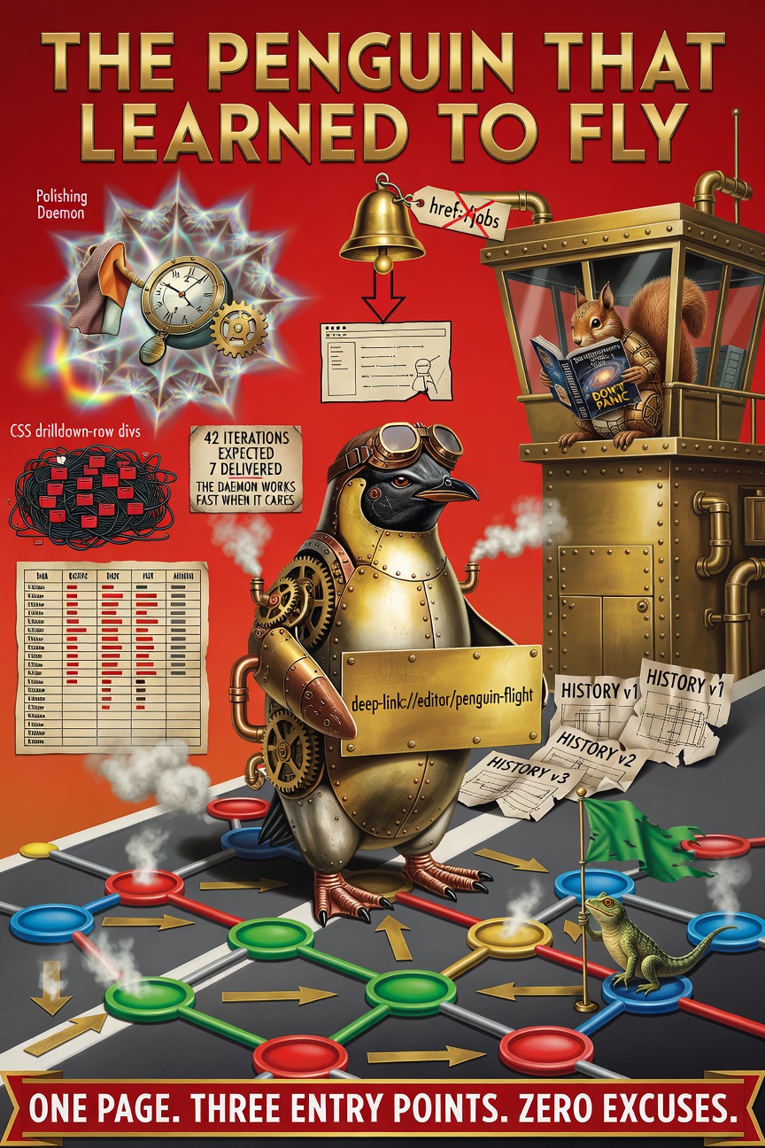 The Penguin That Learned to Fly