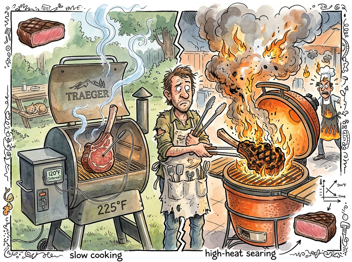 The Reverse Sear illustration