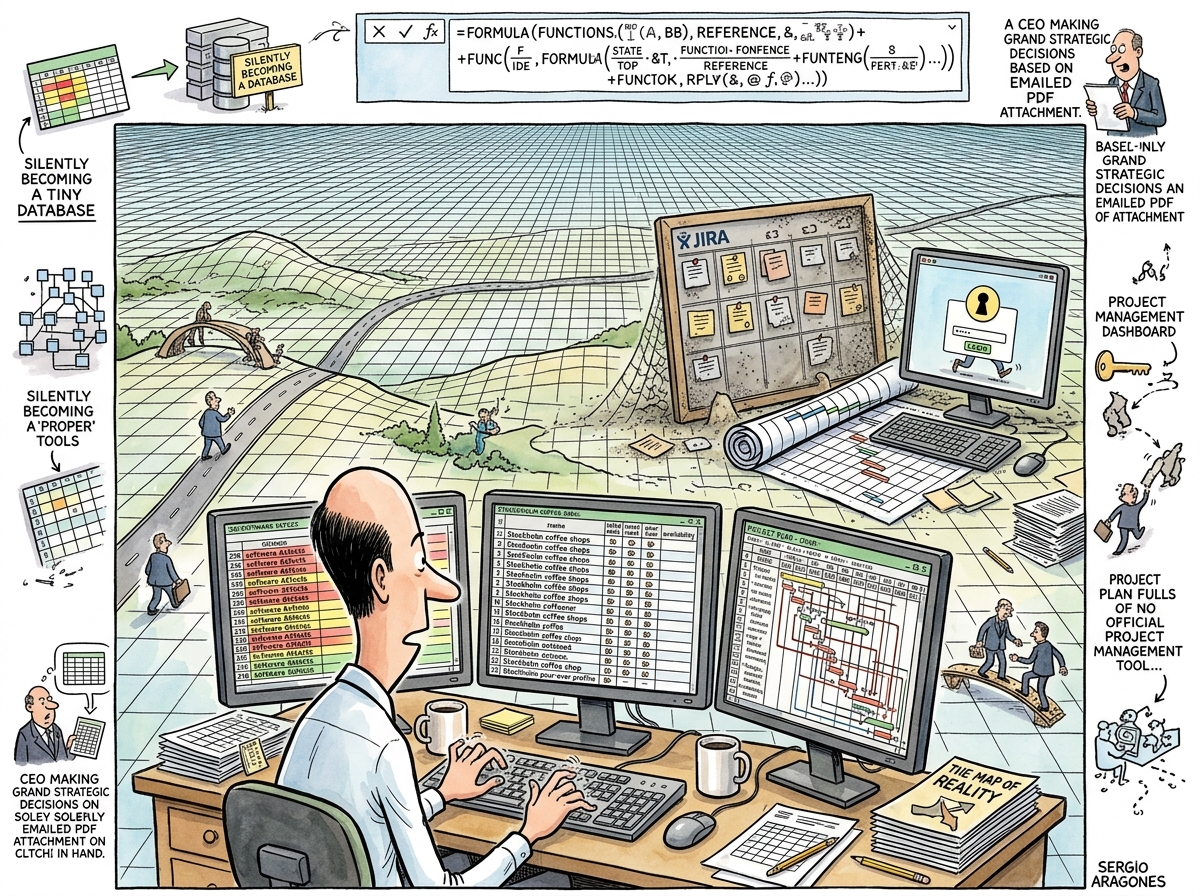 The Spreadsheet illustration