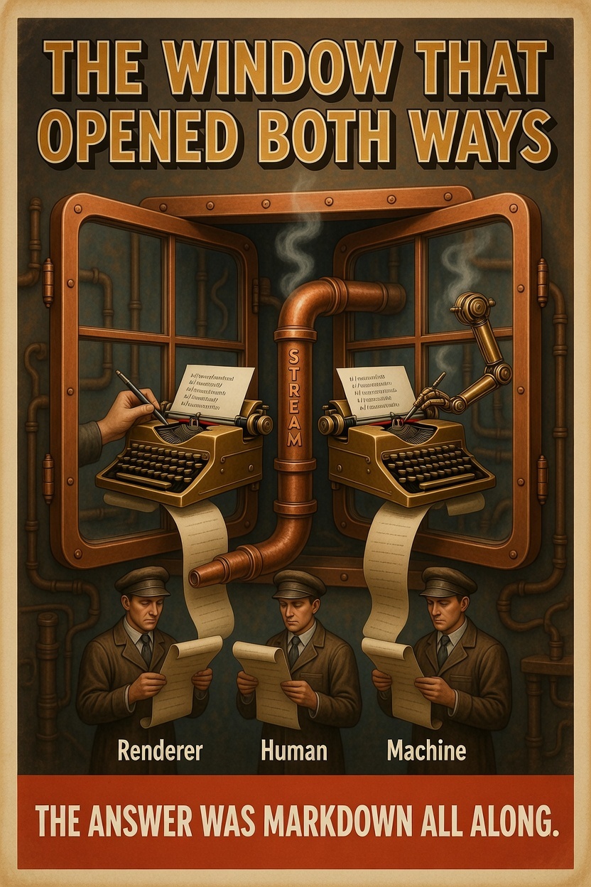 The Window That Opened Both Ways